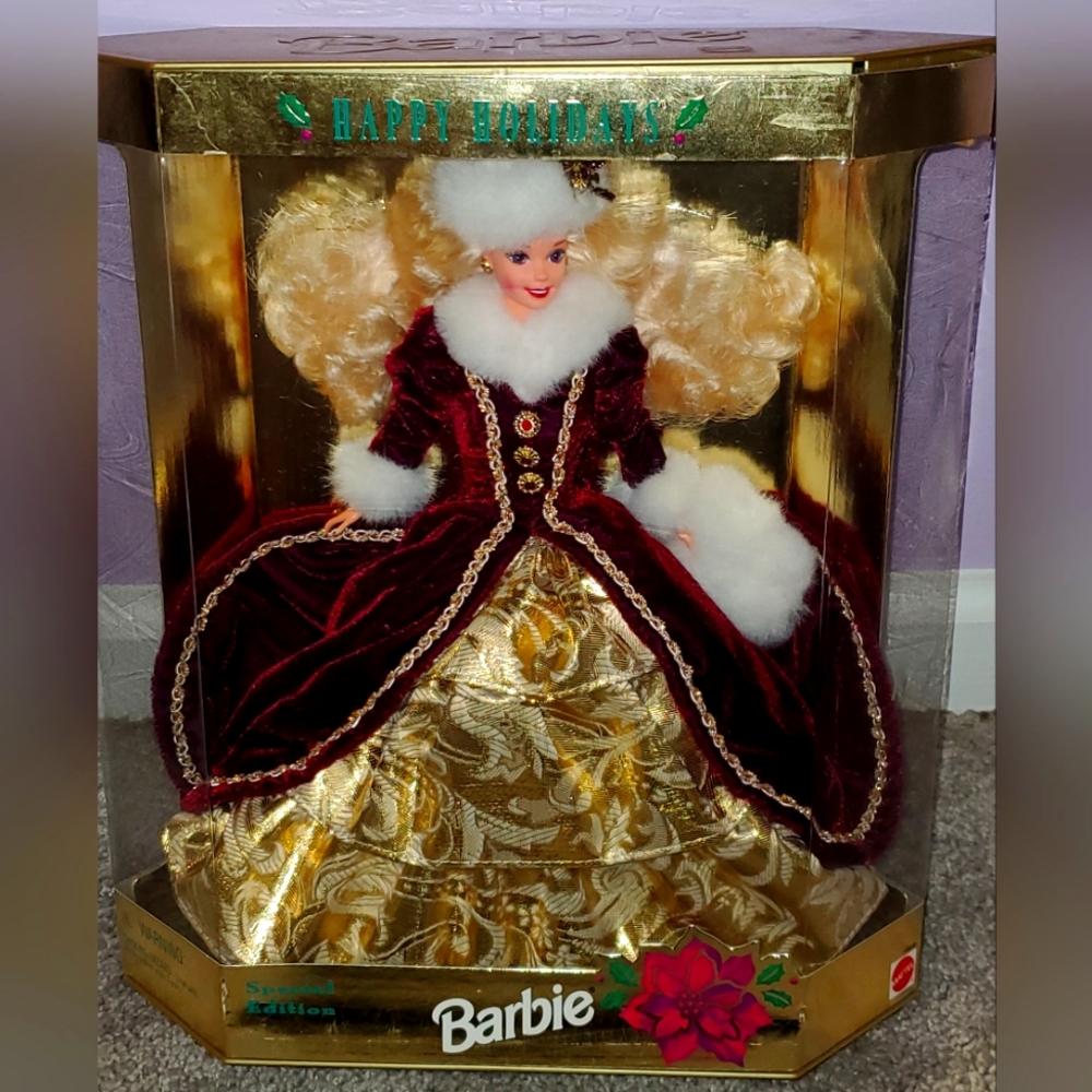 1996 Rare Vintage Happy Holidays Barbie